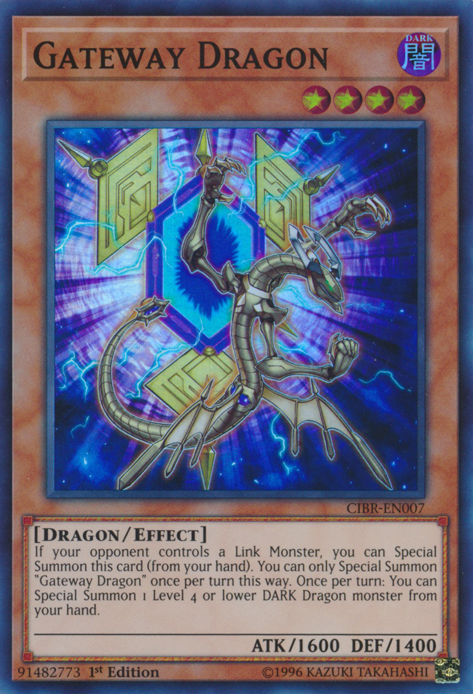 Gateway Dragon [CIBR-EN007] Super Rare | Tables and Towers