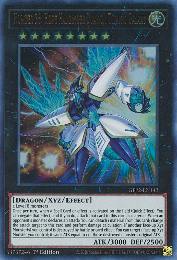 Number 38: Hope Harbinger Dragon Titanic Galaxy [GFP2-EN143] Ultra Rare | Tables and Towers