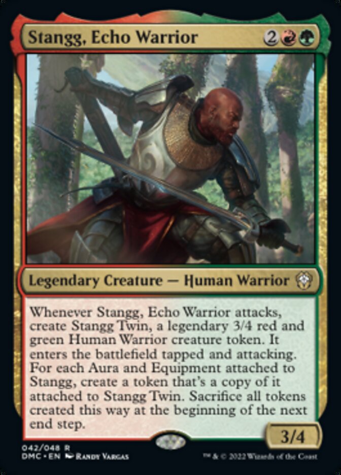 Stangg, Echo Warrior [Dominaria United Commander] | Tables and Towers