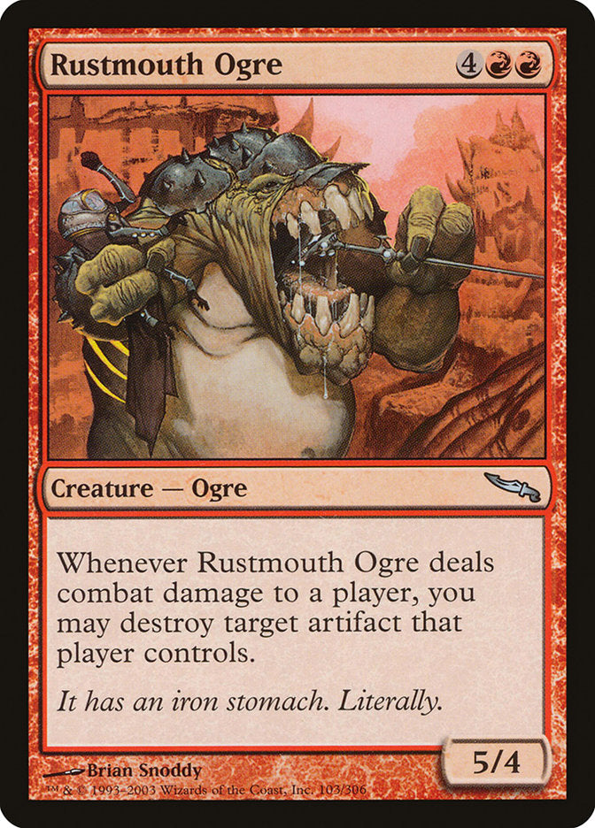 Rustmouth Ogre [Mirrodin] | Tables and Towers