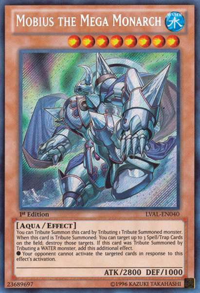 Mobius the Mega Monarch [LVAL-EN040] Secret Rare | Tables and Towers