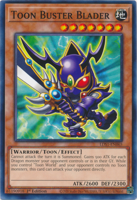 Toon Buster Blader [LDS1-EN065] Common | Tables and Towers