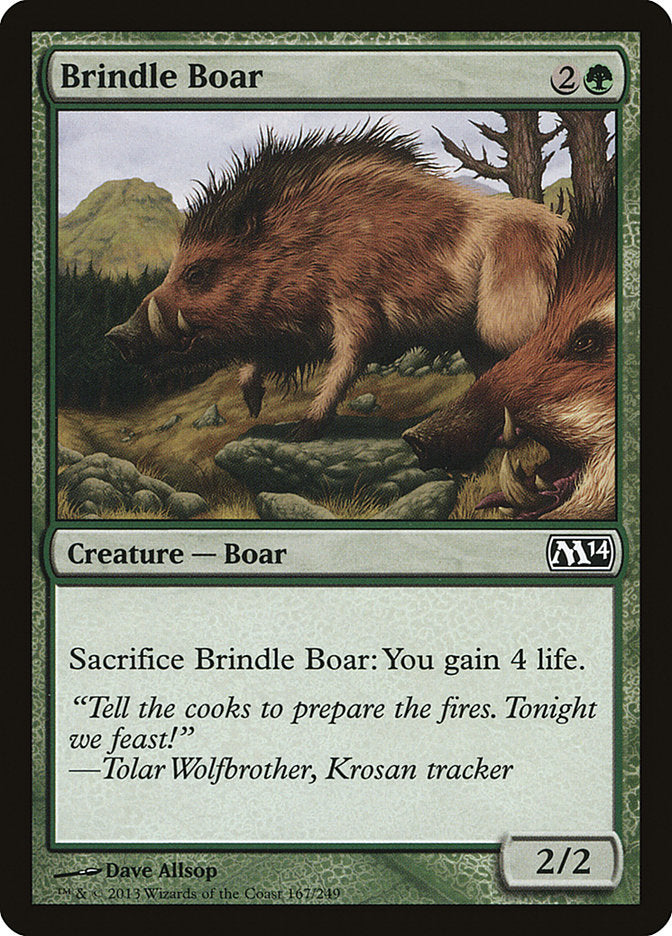 Brindle Boar [Magic 2014] | Tables and Towers