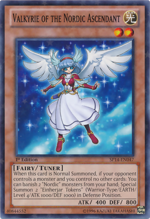 Valkyrie of the Nordic Ascendant [SP14-EN047] Starfoil Rare | Tables and Towers