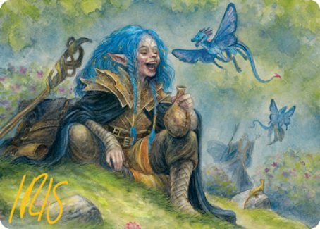 Feywild Trickster Art Card (Gold-Stamped Signature) [Dungeons & Dragons: Adventures in the Forgotten Realms Art Series] | Tables and Towers