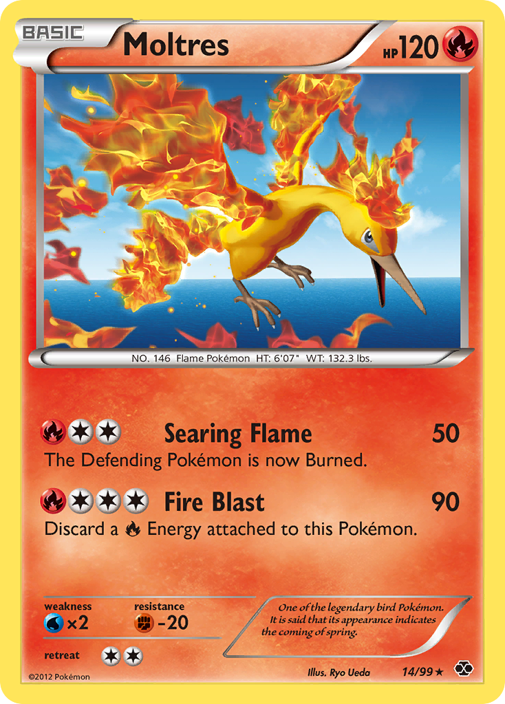 Moltres (14/99) [Black & White: Next Destinies] | Tables and Towers