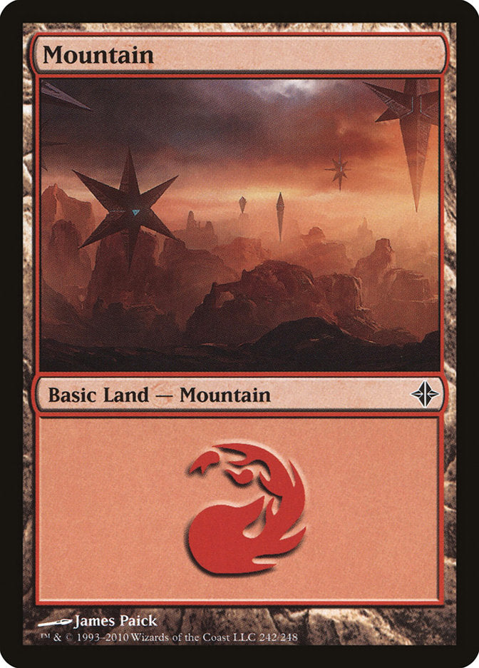 Mountain (242) [Rise of the Eldrazi] | Tables and Towers