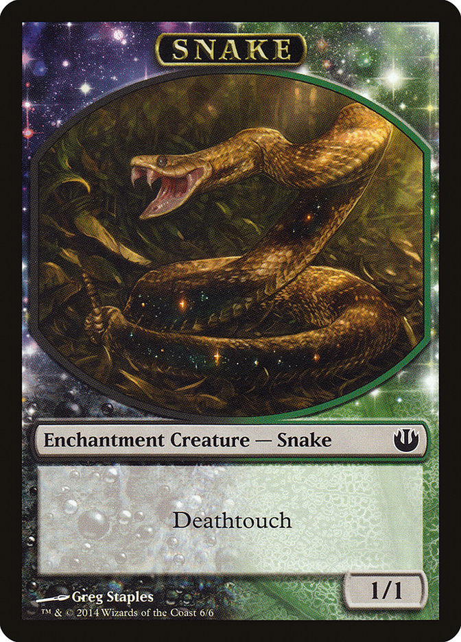 Snake Token [Journey into Nyx Tokens] | Tables and Towers