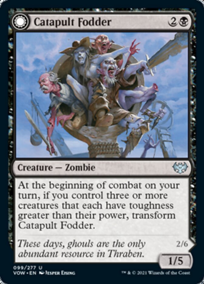 Catapult Fodder // Catapult Captain [Innistrad: Crimson Vow] | Tables and Towers