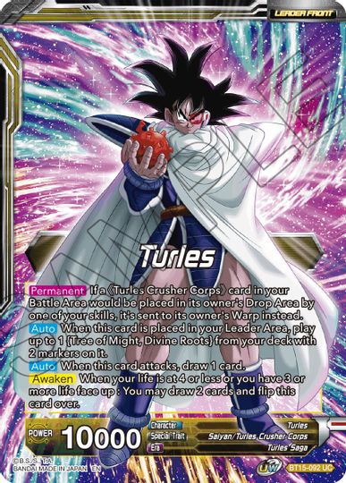 Turles // Turles, Accursed Power (BT15-092) [Saiyan Showdown Prerelease Promos] | Tables and Towers