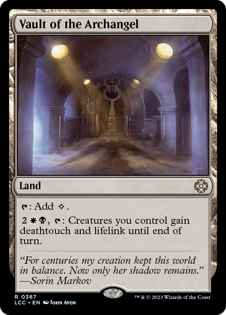 Vault of the Archangel [The Lost Caverns of Ixalan Commander] | Tables and Towers