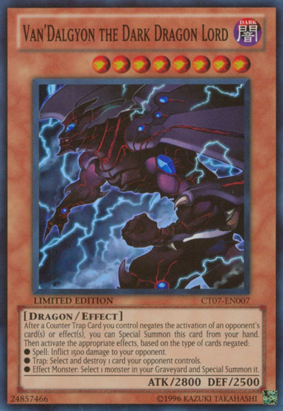 Van'Dalgyon The Dark Dragon Lord [CT07-EN007] Super Rare | Tables and Towers