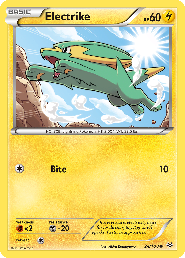 Electrike (24/108) [XY: Roaring Skies] | Tables and Towers