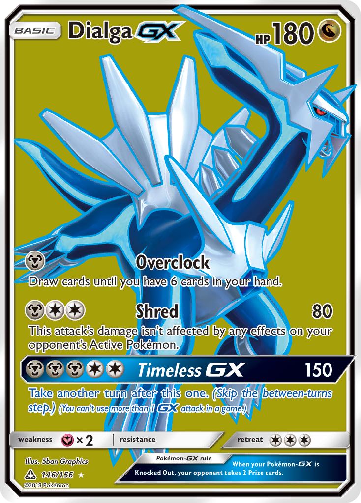 Dialga GX (146/156) [Sun & Moon: Ultra Prism] | Tables and Towers