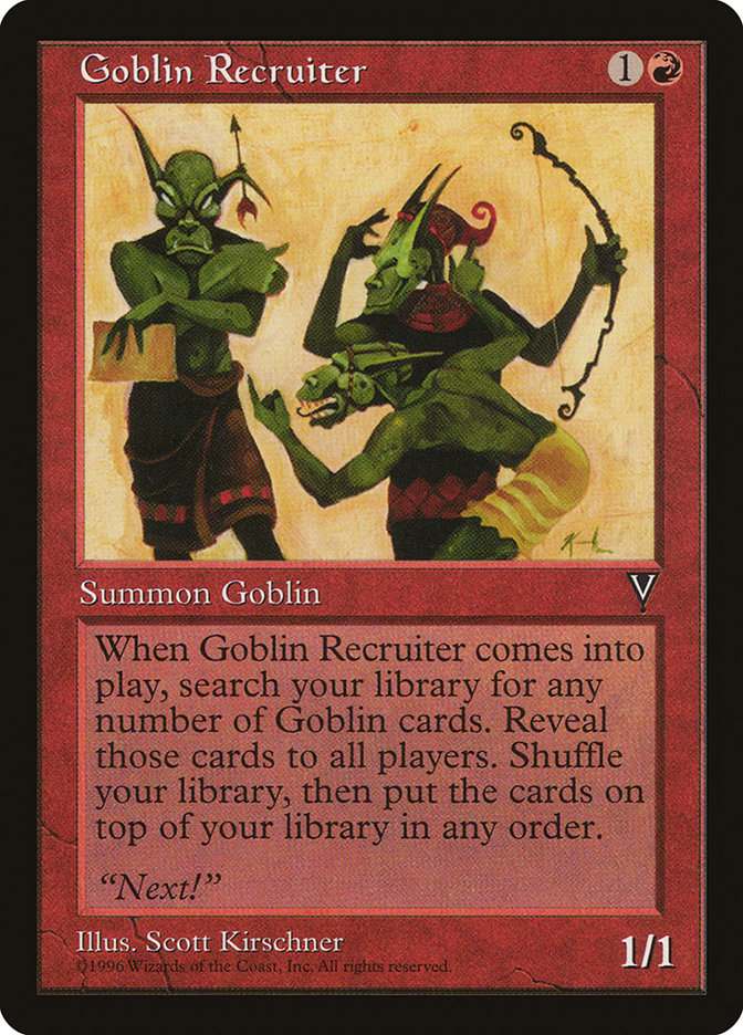 Goblin Recruiter [Visions] | Tables and Towers