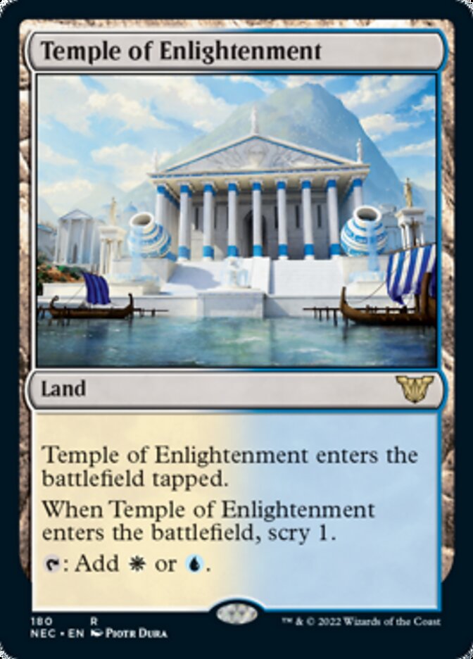 Temple of Enlightenment [Kamigawa: Neon Dynasty Commander] | Tables and Towers