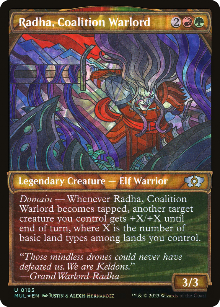 Radha, Coalition Warlord (Halo Foil) [Multiverse Legends] | Tables and Towers