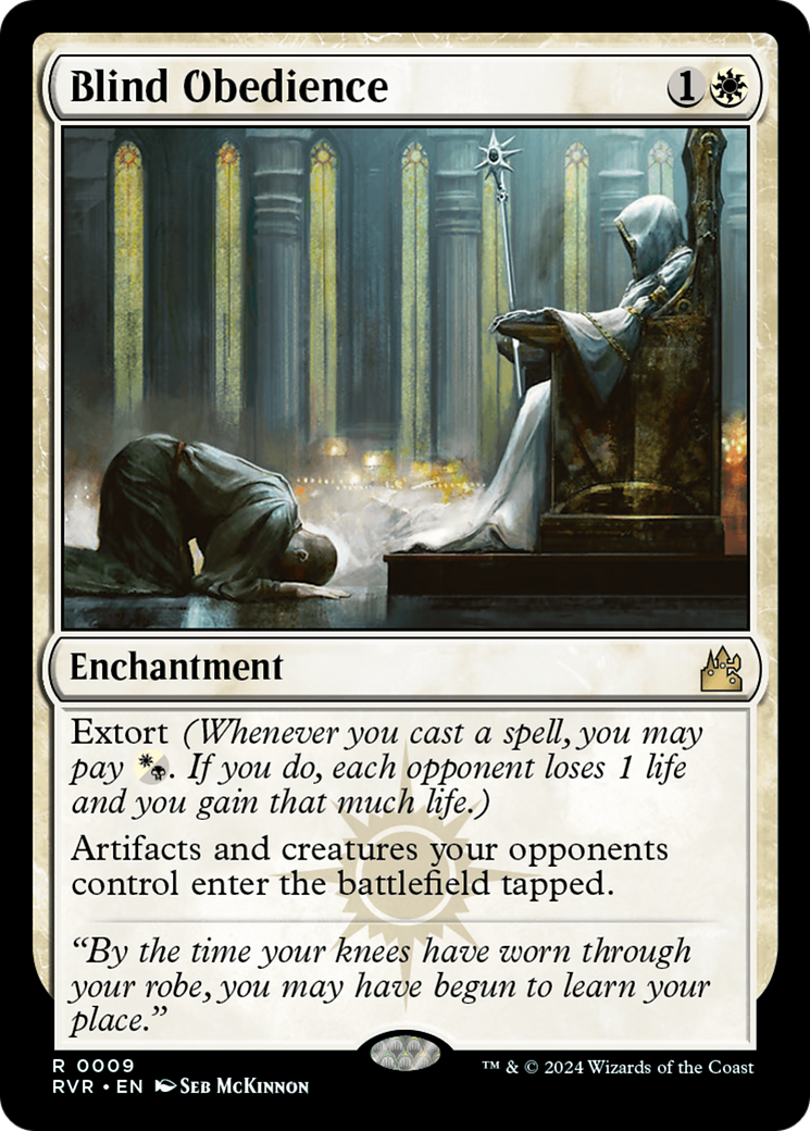 Blind Obedience [Ravnica Remastered] | Tables and Towers