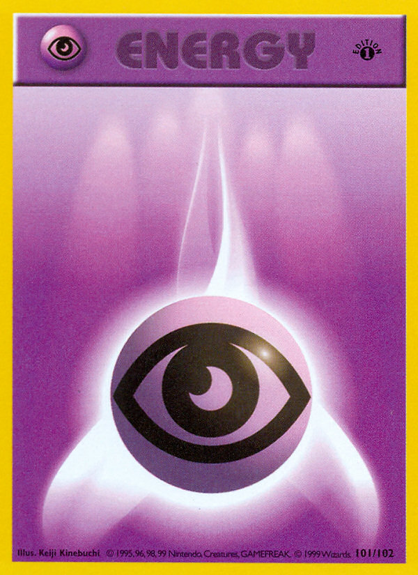 Psychic Energy (101/102) (Shadowless) [Base Set 1st Edition] | Tables and Towers