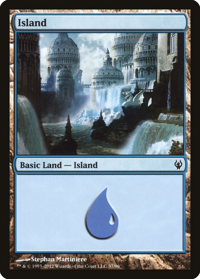 Island (37) [Duel Decks: Izzet vs. Golgari] | Tables and Towers