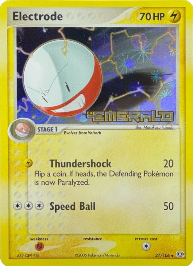 Electrode (27/106) (Stamped) [EX: Emerald] | Tables and Towers