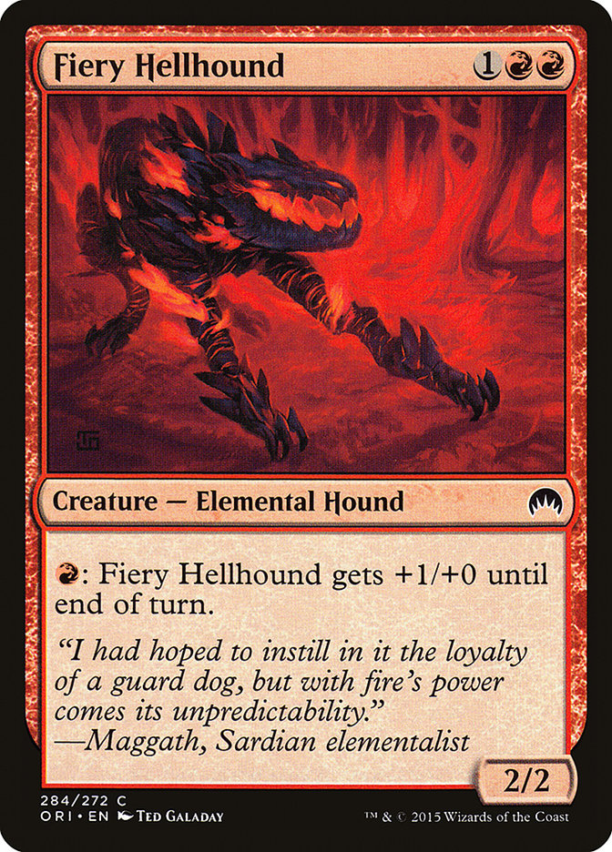 Fiery Hellhound [Magic Origins] | Tables and Towers