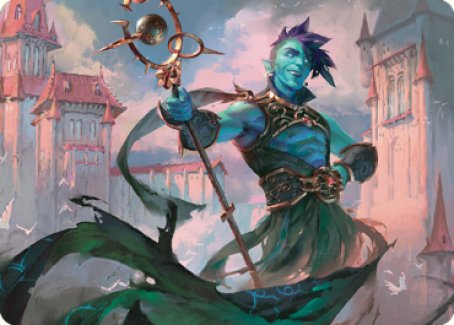 Haughty Djinn Art Card [Dominaria United Art Series] | Tables and Towers