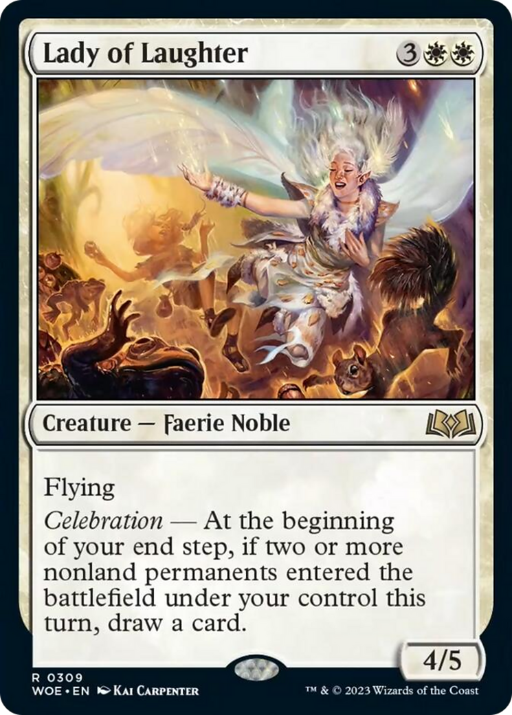 Lady of Laughter [Wilds of Eldraine] | Tables and Towers