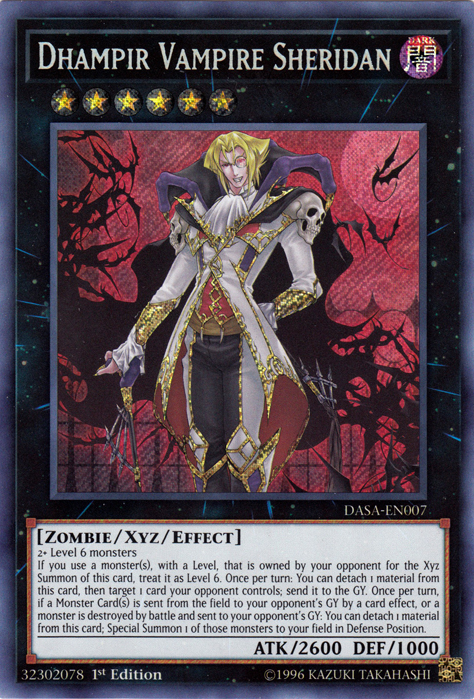 Dhampir Vampire Sheridan [DASA-EN007] Secret Rare | Tables and Towers