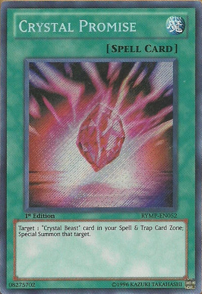 Crystal Promise [RYMP-EN052] Secret Rare | Tables and Towers