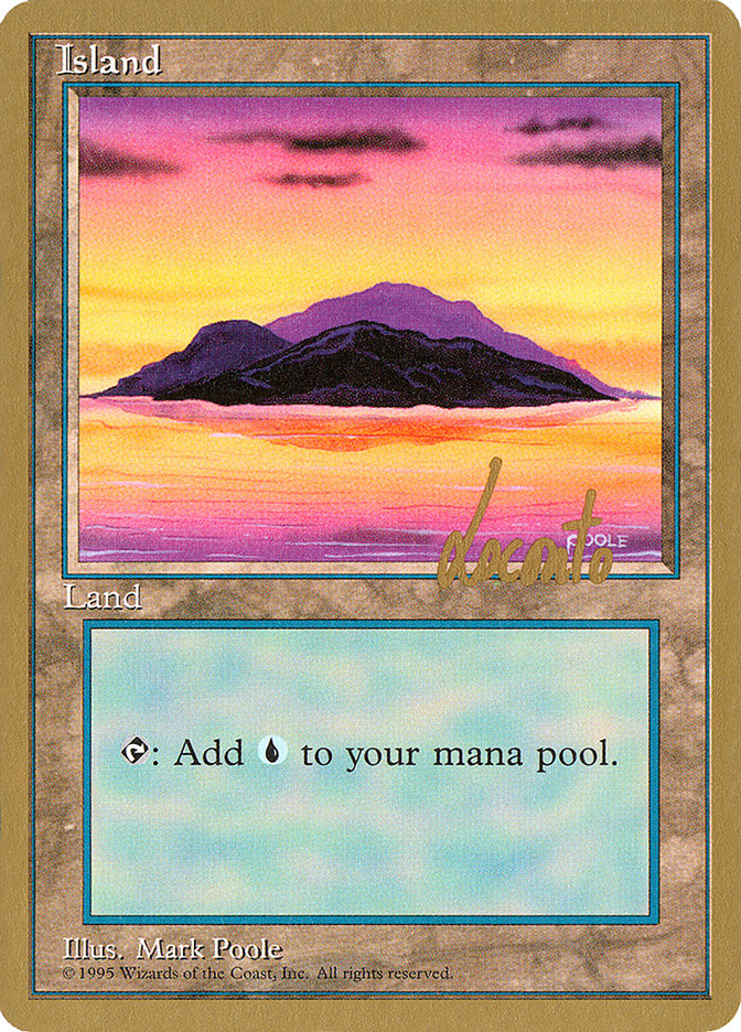 Island (ml368) (Michael Loconto) [Pro Tour Collector Set] | Tables and Towers