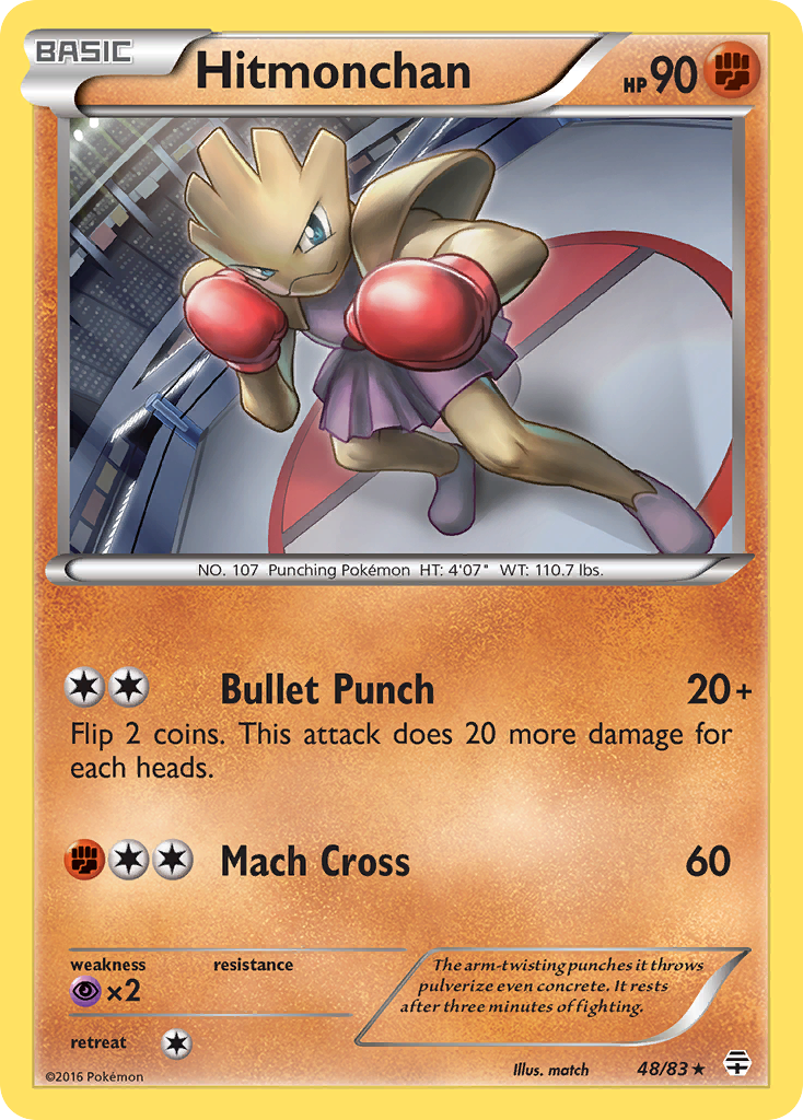 Hitmonchan (48/83) [XY: Generations] | Tables and Towers