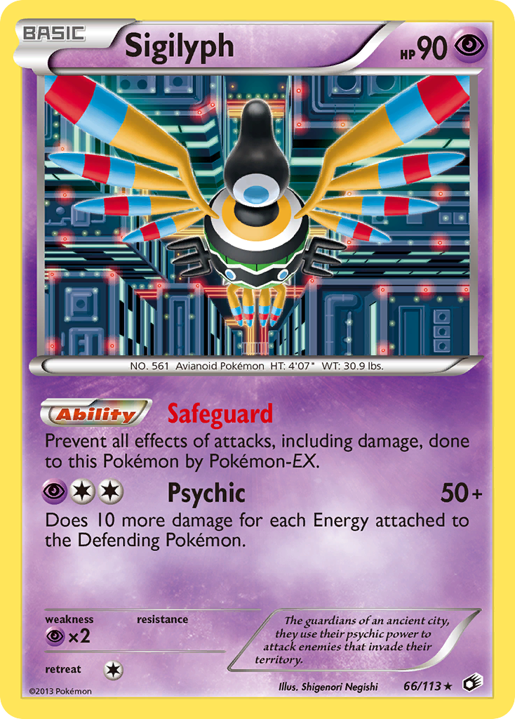 Sigilyph (66/113) [Black & White: Legendary Treasures] | Tables and Towers