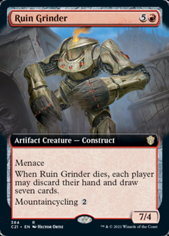 Ruin Grinder (Extended Art) [Commander 2021] | Tables and Towers