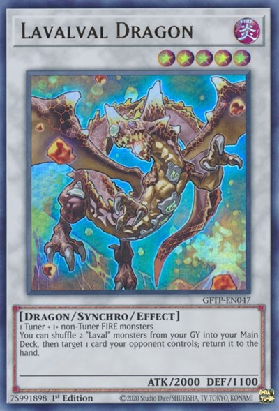 Lavalval Dragon [GFTP-EN047] Ultra Rare | Tables and Towers