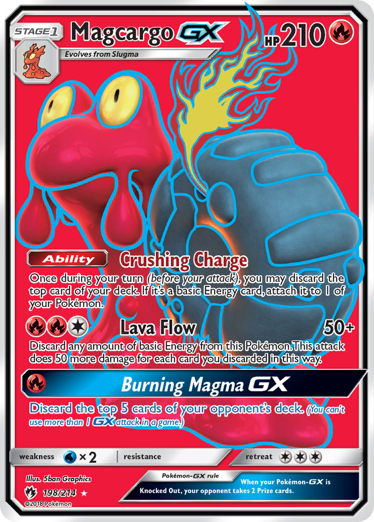 Magcargo GX (198/214) [Sun & Moon: Lost Thunder] | Tables and Towers