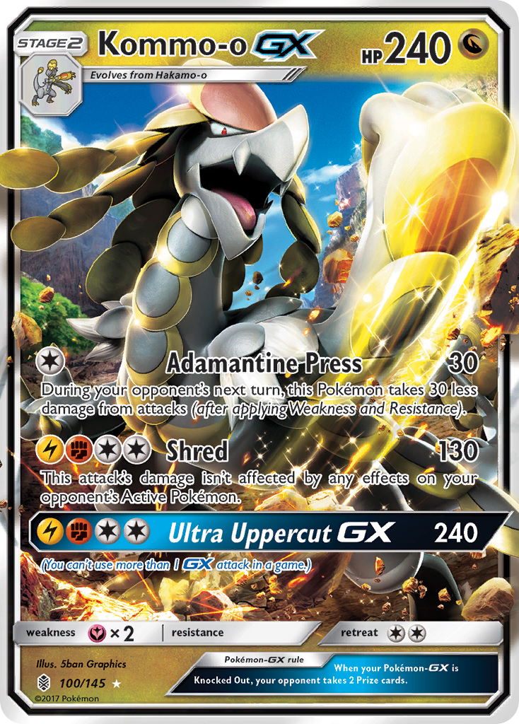 Kommo-o GX (100/145) [Sun & Moon: Guardians Rising] | Tables and Towers