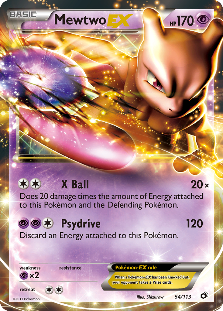 Mewtwo EX (54/113) [Black & White: Legendary Treasures] | Tables and Towers