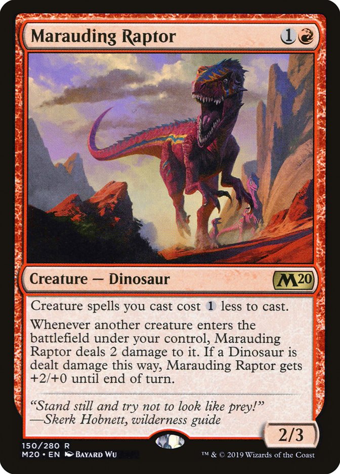 Marauding Raptor [Core Set 2020] | Tables and Towers