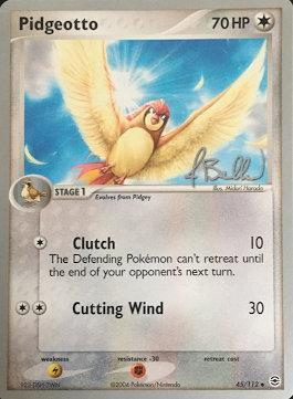 Pidgeotto (45/112) (Eeveelutions - Jimmy Ballard) [World Championships 2006] | Tables and Towers