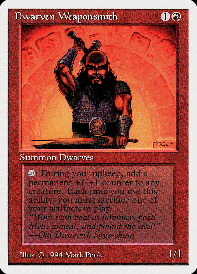 Dwarven Weaponsmith [Summer Magic / Edgar] | Tables and Towers