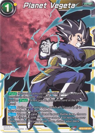 Planet Vegeta (Alternate Art) (BT3-105) [Special Anniversary Set 2020] | Tables and Towers