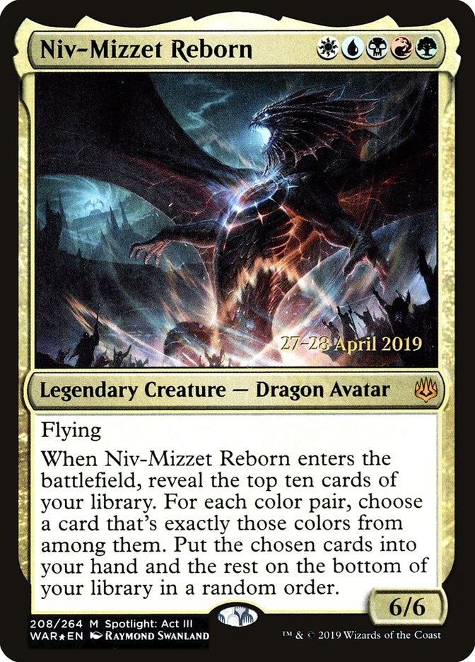 Niv-Mizzet Reborn [War of the Spark Prerelease Promos] | Tables and Towers