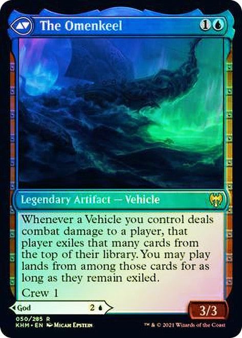 Cosima, God of the Voyage // The Omenkeel [Kaldheim Prerelease Promos] | Tables and Towers