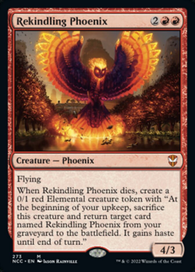 Rekindling Phoenix [Streets of New Capenna Commander] | Tables and Towers