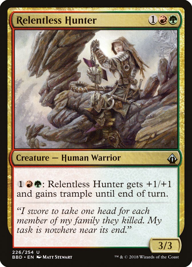 Relentless Hunter [Battlebond] | Tables and Towers