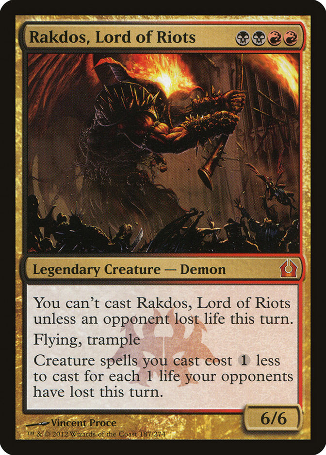 Rakdos, Lord of Riots [Return to Ravnica] | Tables and Towers