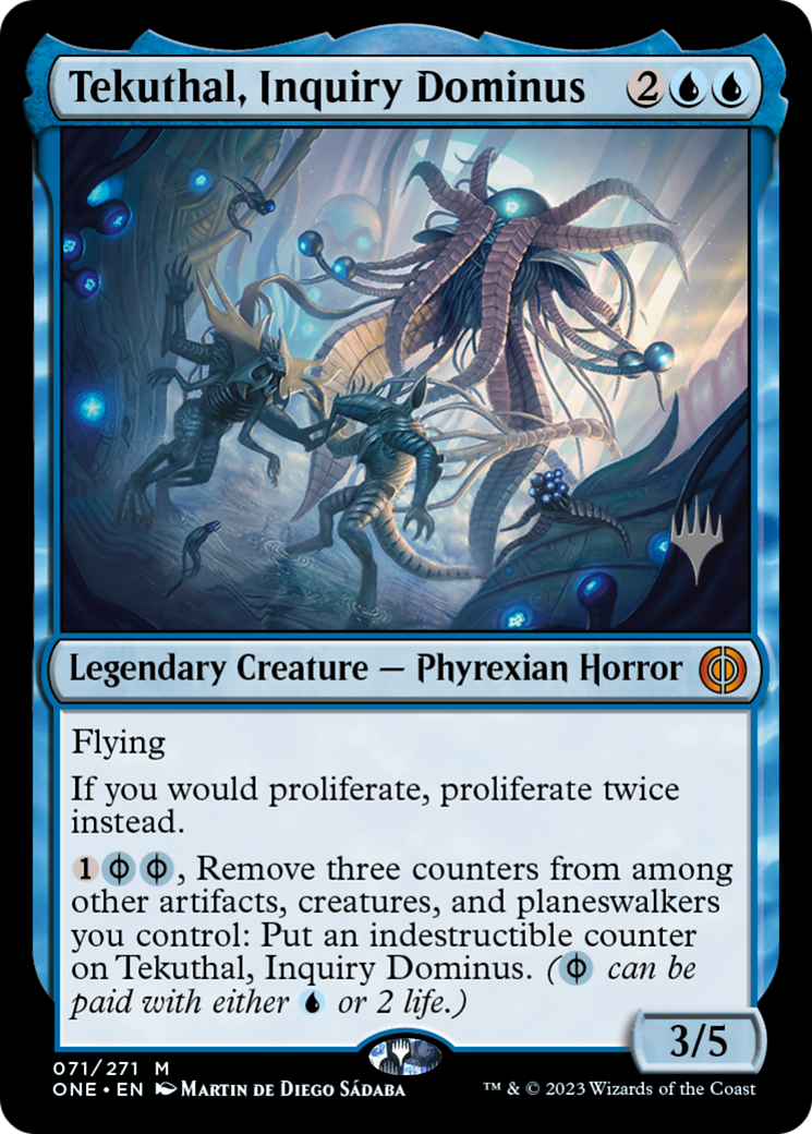 Tekuthal, Inquiry Dominus (Promo Pack) [Phyrexia: All Will Be One Promos] | Tables and Towers