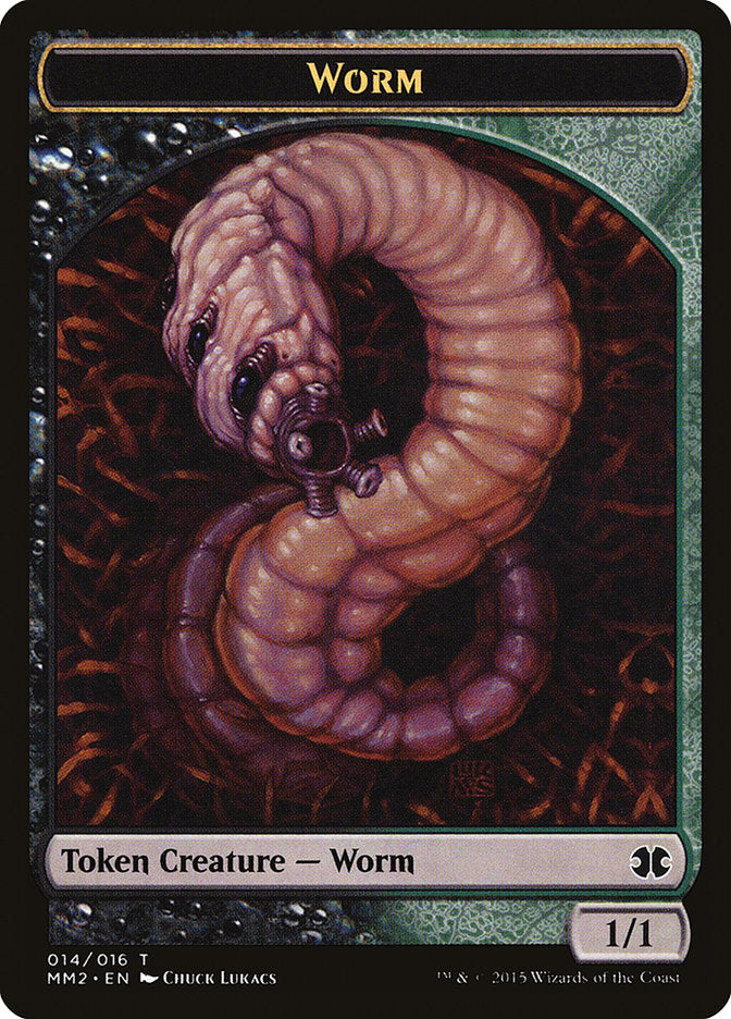 Worm Token [Modern Masters 2015 Tokens] | Tables and Towers