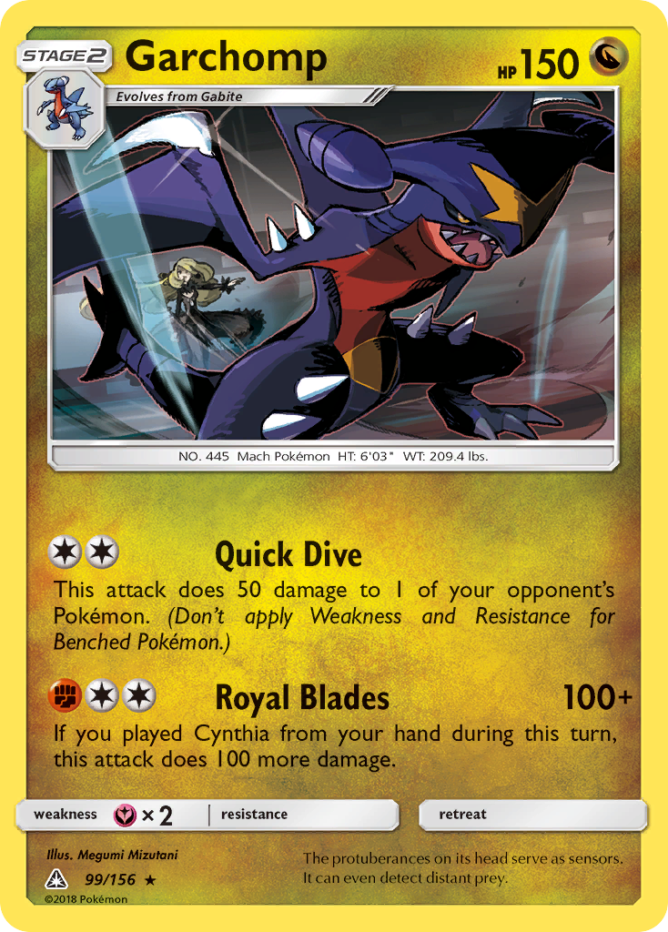 Garchomp (99/156) [Sun & Moon: Ultra Prism] | Tables and Towers